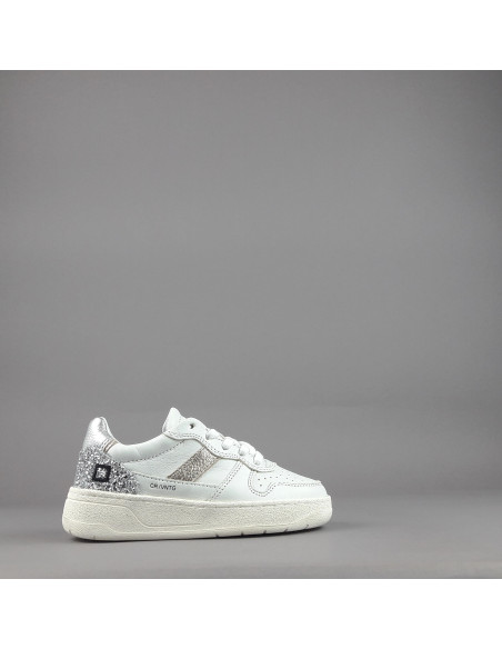 D.A.T.E. \ Sneakers Court 2.0 Junior Pelle Bianco Prezzo 160,00