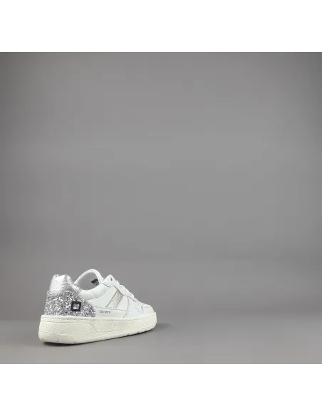 D.A.T.E. \ Sneakers Court 2.0 Junior Pelle Bianco Prezzo 160,00
