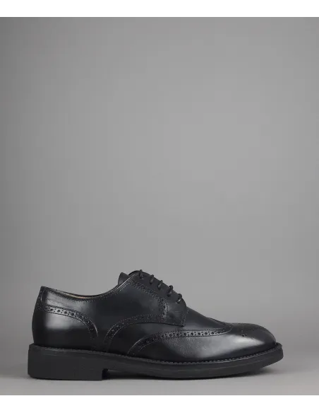 Barrett Derby Uomo Pelle Nero Bucature Brogue Prezzo 370,00