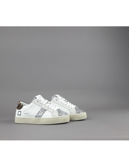 D.A.T.E. \ Sneakers Hill Low Junior Pelle Bianco Prezzo 145,00