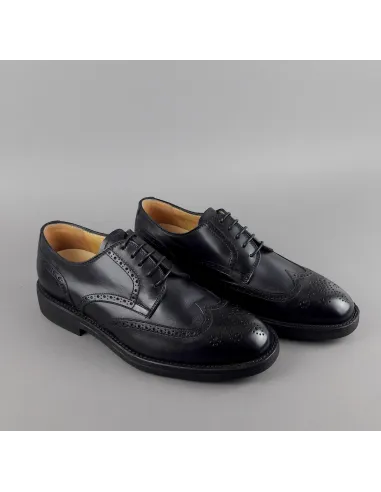 Barrett Derby Uomo Pelle Nero Bucature Brogue Prezzo 370,00