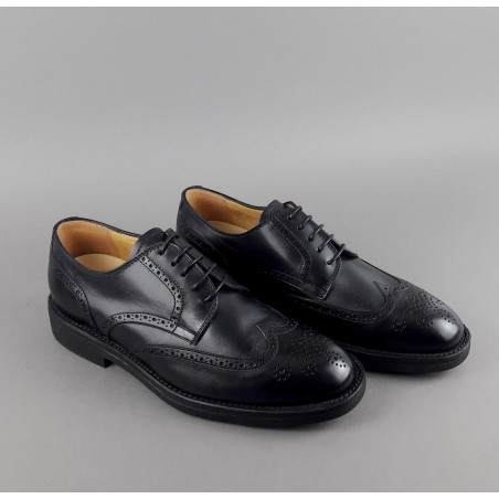 Barrett Derby Uomo Pelle Nero Bucature Brogue Prezzo 370,00