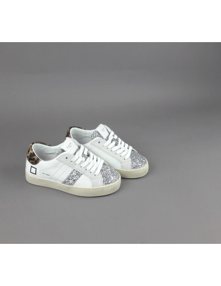 D.A.T.E. \ Sneakers Hill Low Junior Pelle Bianco Prezzo 145,00