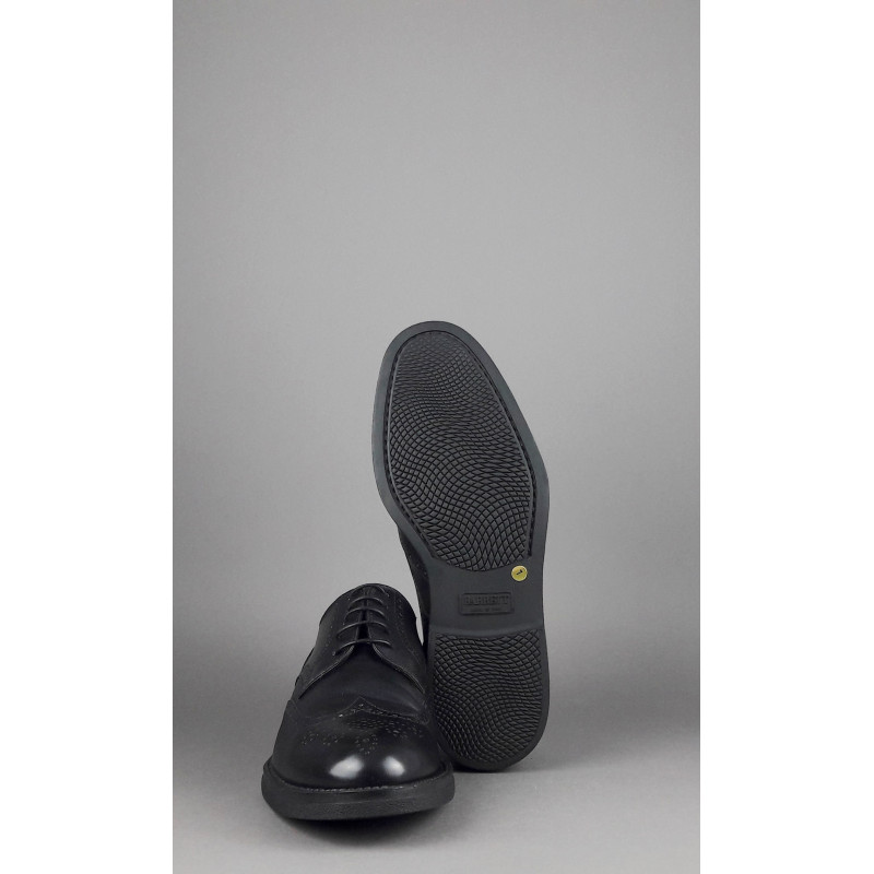 Barrett Derby Uomo Pelle Nero Bucature Brogue Prezzo 370,00