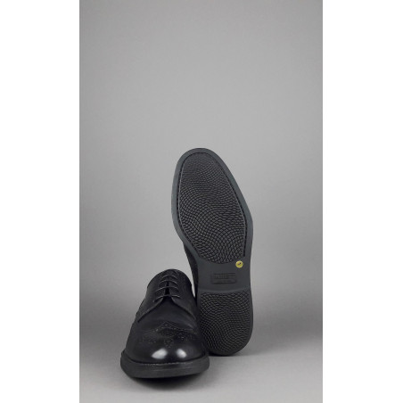 Barrett Derby Uomo Pelle Nero Bucature Brogue Prezzo 370,00