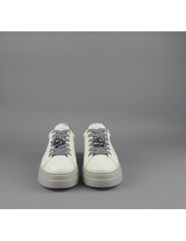 Stokton \ Sneakers Donna Pelle Avorio Prezzo 225,00