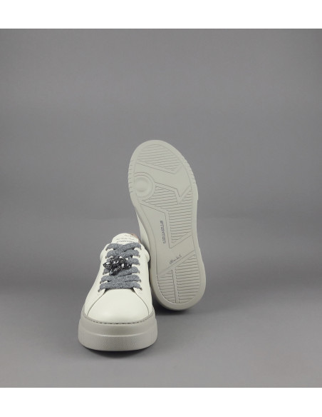 Stokton \ Sneakers Donna Pelle Avorio Prezzo 225,00