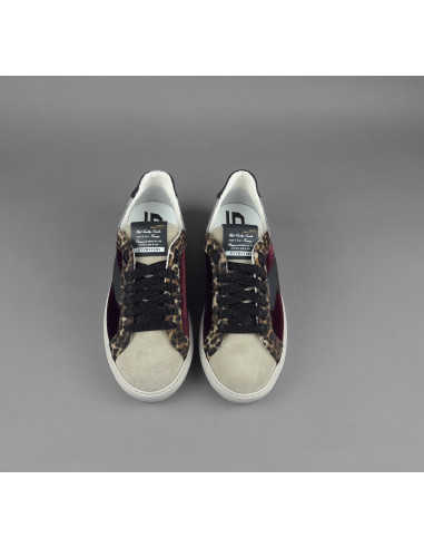 Stokton \ Sneakers Donna Velluto Bordeaux Prezzo 215,00