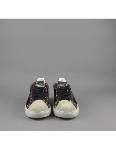 Stokton \ Sneakers Donna Velluto Bordeaux Prezzo 215,00