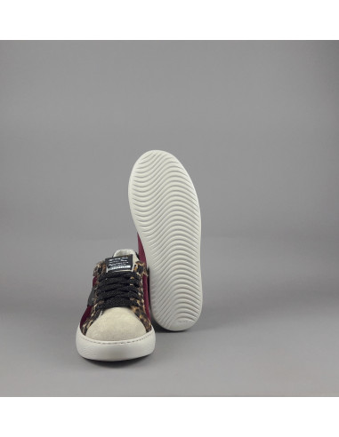 Stokton \ Sneakers Donna Velluto Bordeaux Prezzo 215,00
