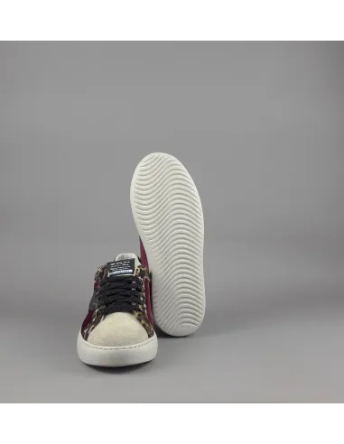 Stokton \ Sneakers Donna Velluto Bordeaux Prezzo 215,00