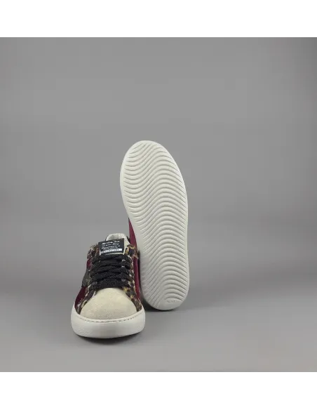 Stokton \ Sneakers Donna Velluto Bordeaux Prezzo 215,00