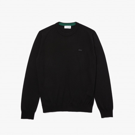 Lacoste \ Maglia Uomo Lana Merino Nero Prezzo 160,00
