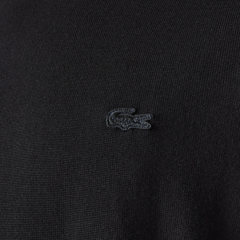 Lacoste \ Maglia Uomo Lana Merino Nero Prezzo 160,00