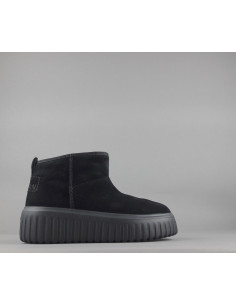 Hogan \ Stivaletto Stripes Donna H645 Camoscio Nero Prezzo 420,00