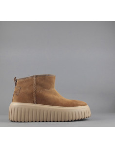 Hogan \ Stivaletto Stripes Donna H645 Camoscio Marrone Chiaro Prezzo 420,00