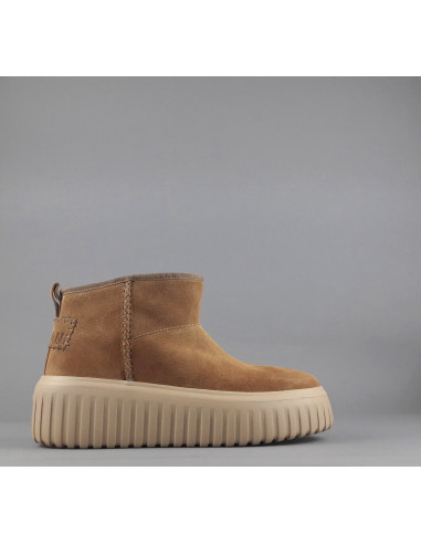 Hogan \ Stivaletto Stripes Donna H645 Camoscio Marrone Chiaro Prezzo 420,00