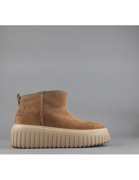 Hogan \ Stivaletto Stripes Donna H645 Camoscio Marrone Chiaro Prezzo 420,00