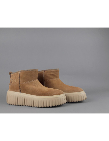 Hogan \ Stivaletto Stripes Donna H645 Camoscio Marrone Chiaro Prezzo 420,00