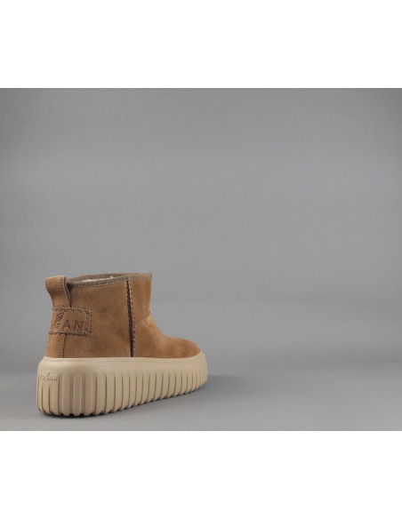 Hogan \ Stivaletto Stripes Donna H645 Camoscio Marrone Chiaro Prezzo 420,00