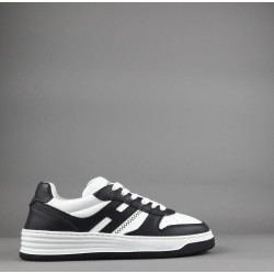 Hogan \ Sneakers Uomo H630 Pelle Nero/Bianco Prezzo 420,00