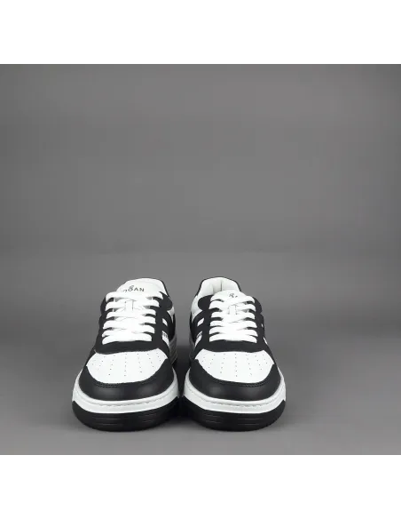 Hogan \ Sneakers Uomo H630 Pelle Nero/Bianco Prezzo 420,00