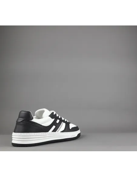Hogan \ Sneakers Uomo H630 Pelle Nero/Bianco Prezzo 420,00