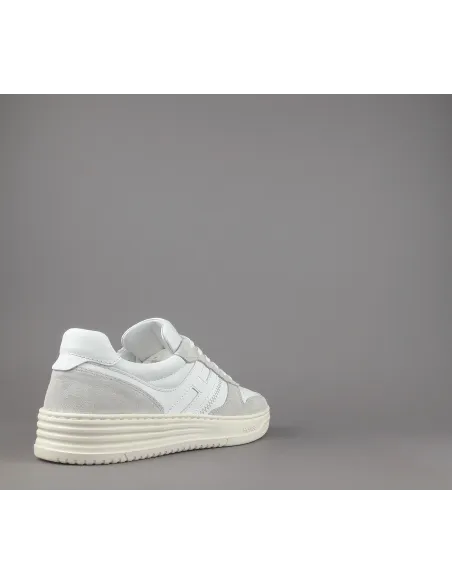 Hogan \ Sneakers Uomo H630 Camoscio Ghiaccio Pelle Bianco Prezzo 420,00