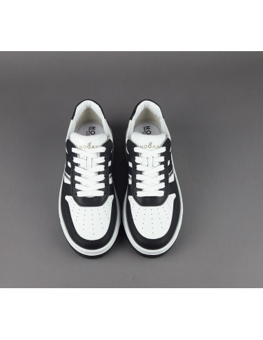 Hogan \ Sneakers Donna H630 Pelle Nero/Bianco Prezzo 420,00