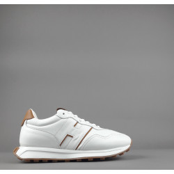Hogan \ Sneakers Uomo H601 Pelle Nappa Bianco Prezzo 460,00
