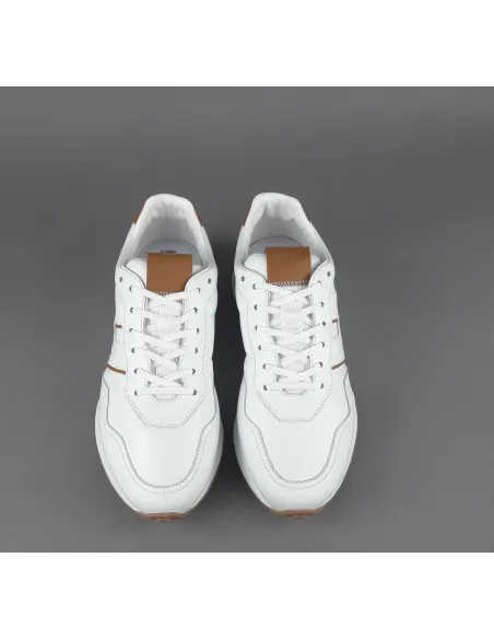 Hogan \ Sneakers Uomo H601 Pelle Nappa Bianco Prezzo 460,00