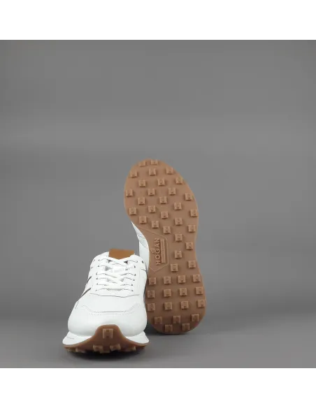 Hogan \ Sneakers Uomo H601 Pelle Nappa Bianco Prezzo 460,00
