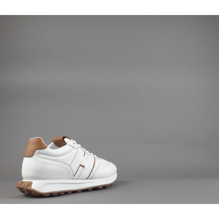 Hogan \ Sneakers Uomo H601 Pelle Nappa Bianco Prezzo 460,00