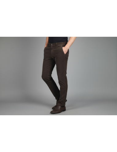 Clark \ Pantalone Uomo Mark Velluto A Coste Marrone Scuro Prezzo 89,00