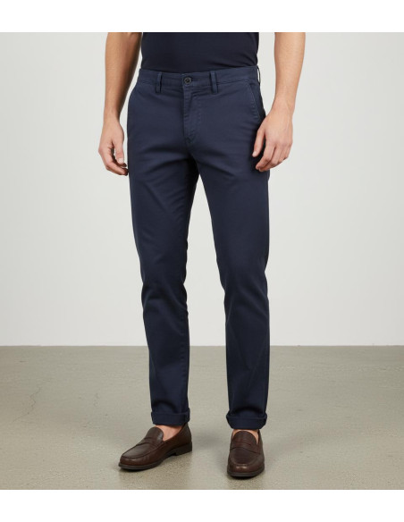 Clark \ Pantalone Uomo Mark Gabardina Blu Scuro Prezzo 79,00