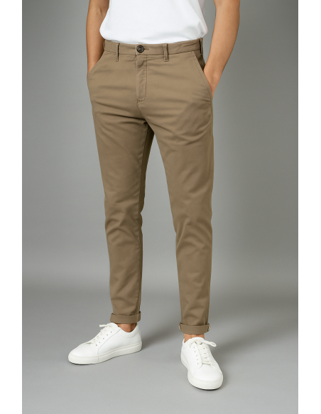 Clark \ Pantalone Uomo Mark Gabardina Talpa Scuro Prezzo 79,00