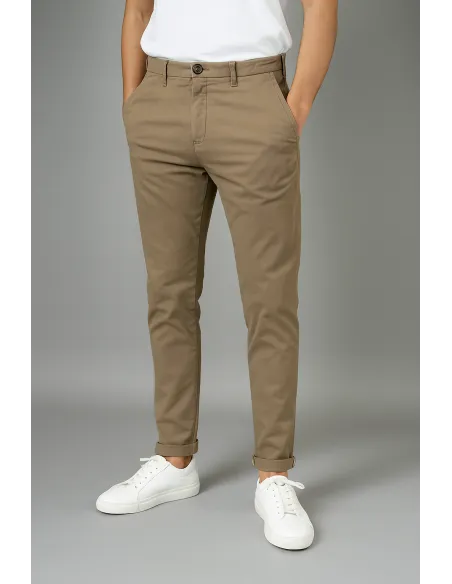 Clark \ Pantalone Uomo Mark Gabardina Talpa Scuro Prezzo 79,00