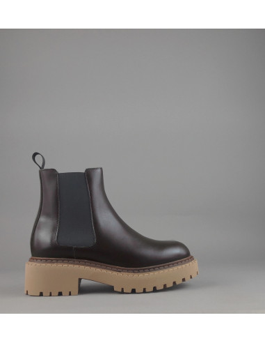 Frau \ Tronchetto Donna Pelle Testa Moro Elastici Laterali Prezzo 139,00