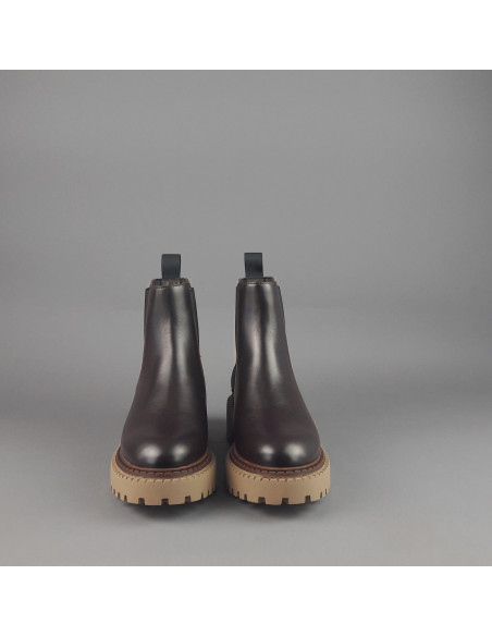 Frau \ Tronchetto Donna Pelle Testa Moro Elastici Laterali Prezzo 139,00