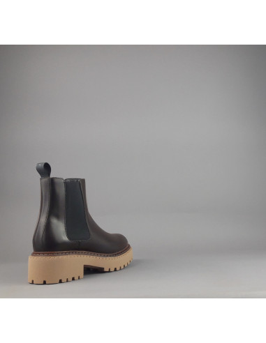 Frau \ Tronchetto Donna Pelle Testa Moro Elastici Laterali Prezzo 139,00