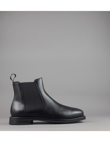 Frau \ Tronchetto Donna Pelle Nero Elastici Laterali Prezzo 119,00