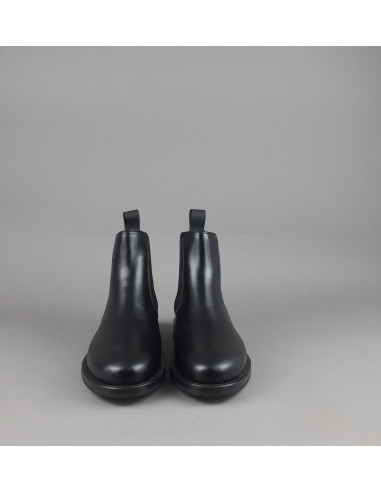 Frau \ Tronchetto Donna Pelle Nero Elastici Laterali Prezzo 119,00