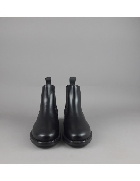 Frau \ Tronchetto Donna Pelle Nero Elastici Laterali Prezzo 119,00