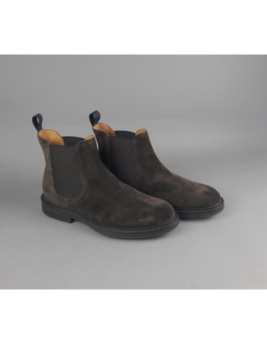 Frau \ Chelsea Stivaletto Uomo Camoscio Marrone Scuro Prezzo 139,00