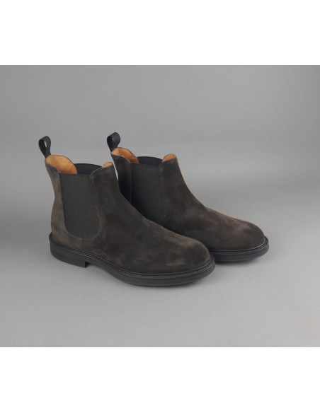 Frau \ Chelsea Stivaletto Uomo Camoscio Marrone Scuro Prezzo 139,00