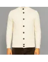Filippo De Laurentiis \ Cardigan Blusotto Uomo Bianco Opaco Prezzo 265,00