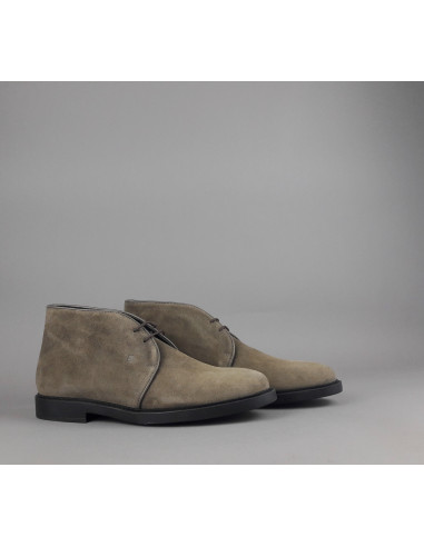 Fratelli Rossetti \ Polacchino Uomo Camoscio Talpa Scuro Prezzo 390,00