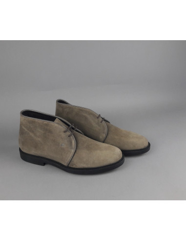 Fratelli Rossetti \ Polacchino Uomo Camoscio Talpa Scuro Prezzo 390,00