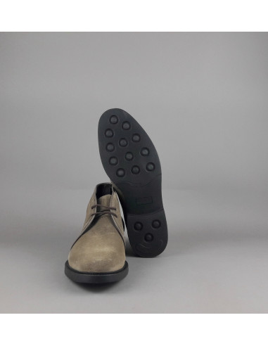 Fratelli Rossetti \ Polacchino Uomo Camoscio Talpa Scuro Prezzo 390,00