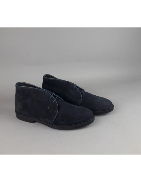 Fratelli Rossetti \ Polacchino Uomo Camoscio Blu Scuro Prezzo 390,00